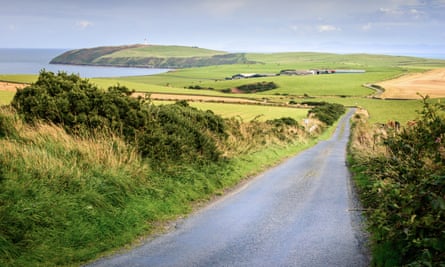 The empty lanes of Rhins of Galloway.