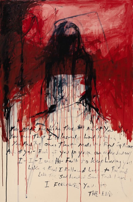 Tracey Emin’s I Followed You to the End, 2024.