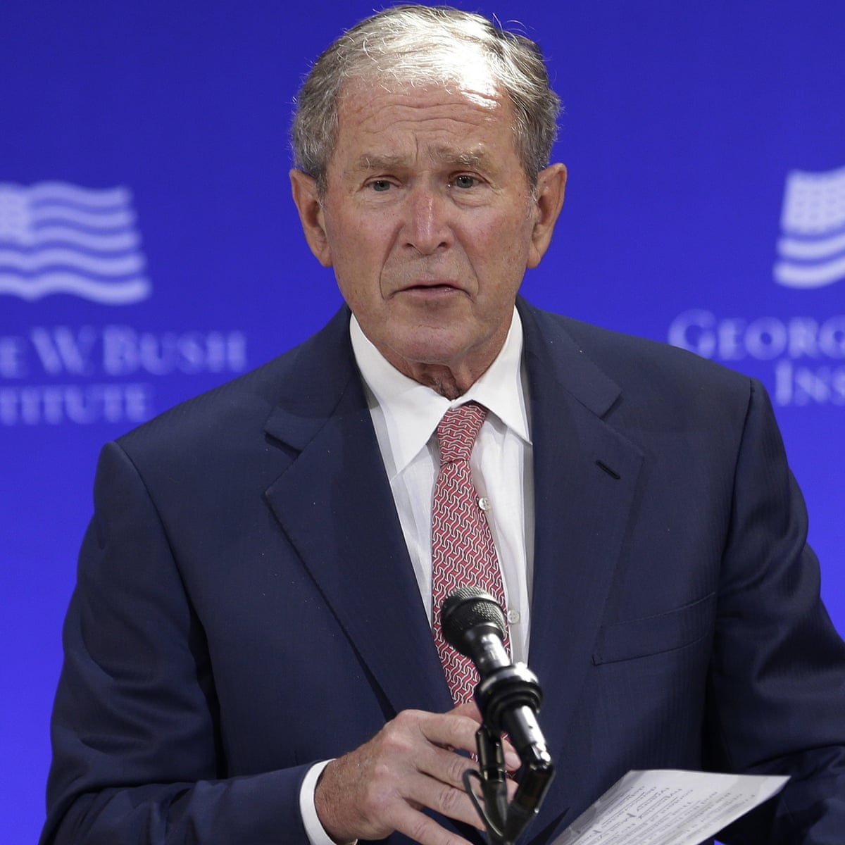 George W Bush Cites Winston Churchill Quote That Doesn T Exist George Bush The Guardian
