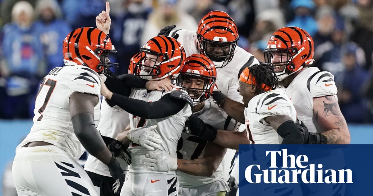 Bengals upend top-seeded Titans to reach first AFC title game since 1988