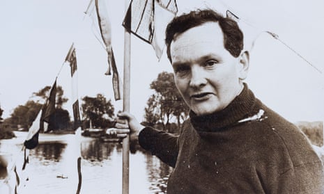 Donald Crowhurst on a boat