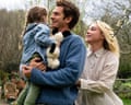 Andrew Garfield, Florence Pugh and Grace Delaney in We Live in Time.
