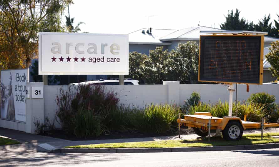 the Arcare aged care facility in Maidstone, Melbourne,