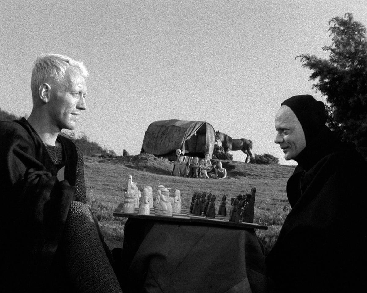 Max von Sydow and Bengt Ekerot in The Seventh Seal.