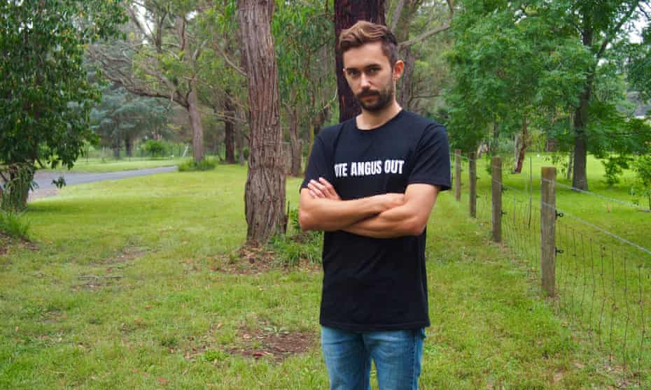 Alex Murphy of Vote Angus Out community group in NSW electorate of Hume.