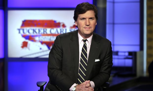 Tucker Carlson in March 2017. He said: ‘This may be a lot of things, this moment we’re living through, but it is definitely not about black lives.’