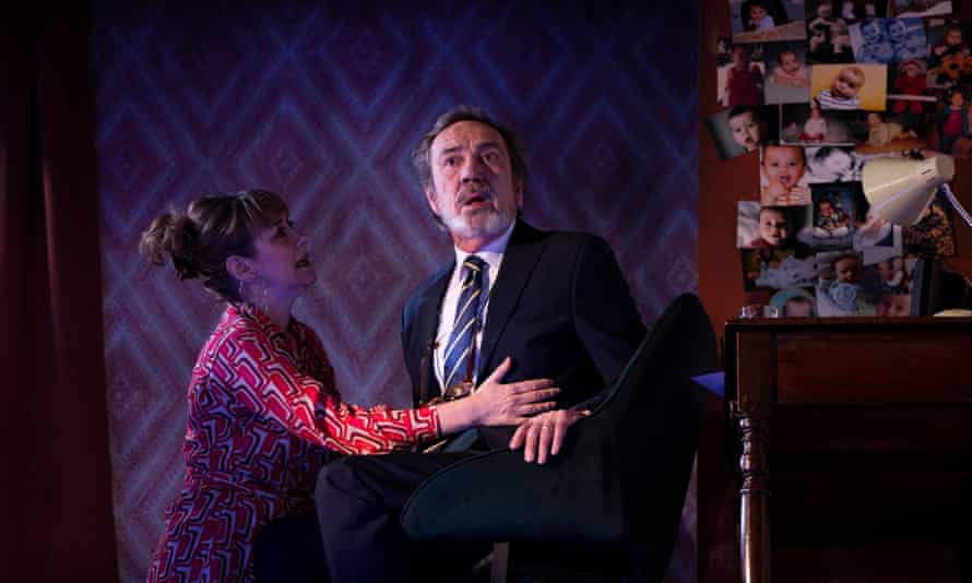 Alexandra Gilbreath and Robert Lindsay in The Fever Syndrome at Hampstead theatre.