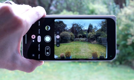 The camera app on the Google Pixel 9 Pro Fold.
