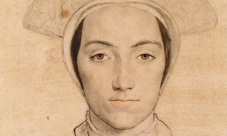 Staring at you with a cool disdain … excerpt from Woman Wearing a White Headdress by Hans Holbein, c 1532-43.