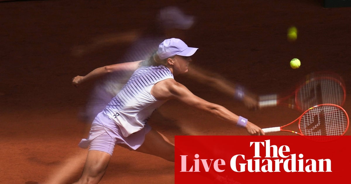 French Open 2026: Kostyuk v Swiatek, Jodar v Carreño Busta, and more on day eight – live