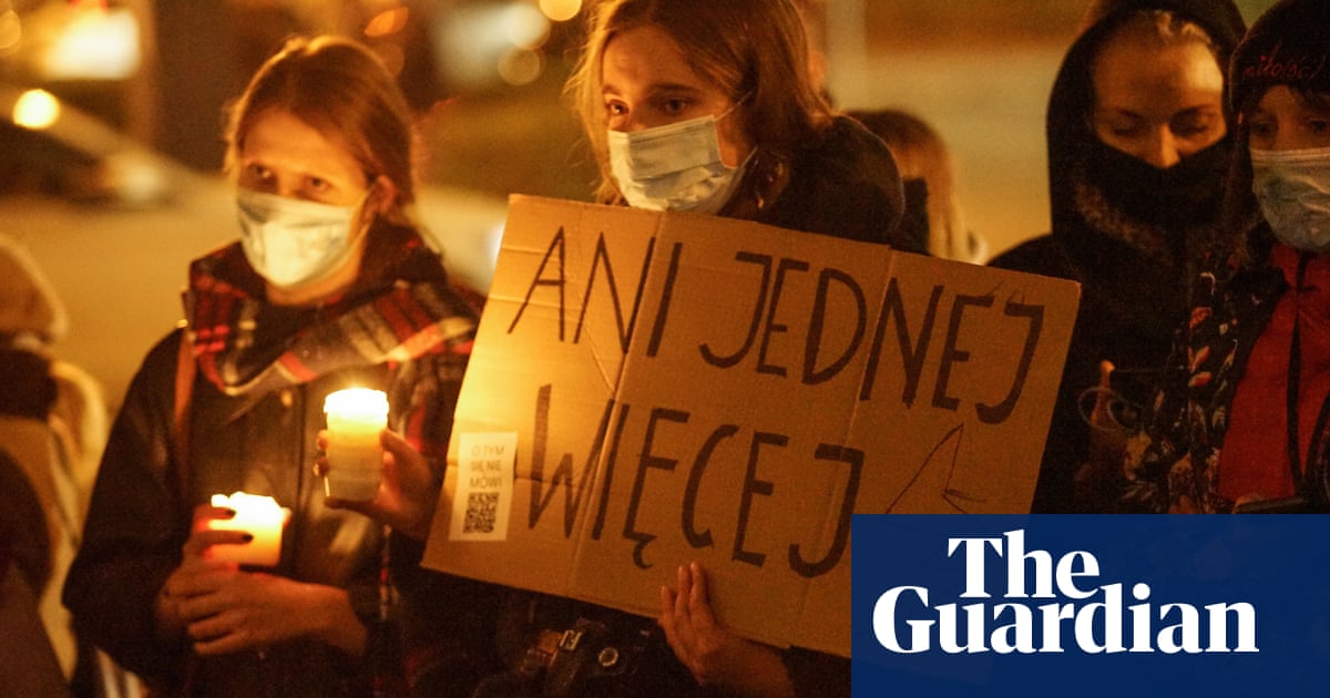 Polish activists protest after woman’s death in wake of strict abortion law