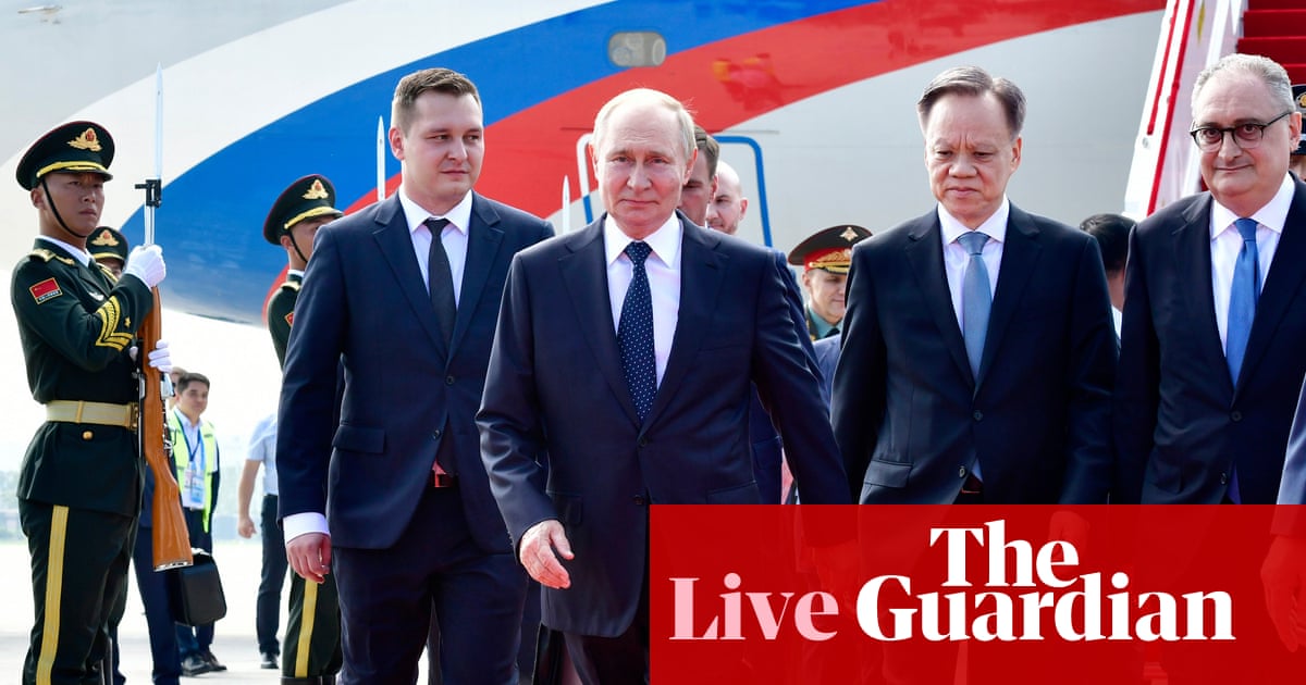 Vladimir Putin arrives in China for security summit Ukraine war live