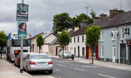 Election posters on a street