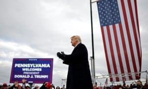 Trump at an event in Reading on Saturday.