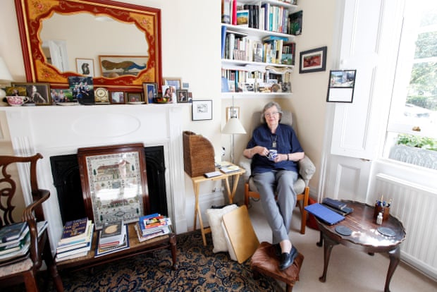 Penelope Lively at home in north London in 2014.