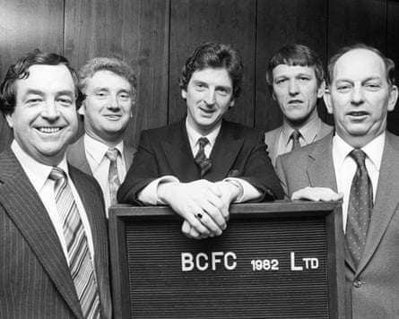 Roy Hodgson after being appointed by Bristol City in 1982