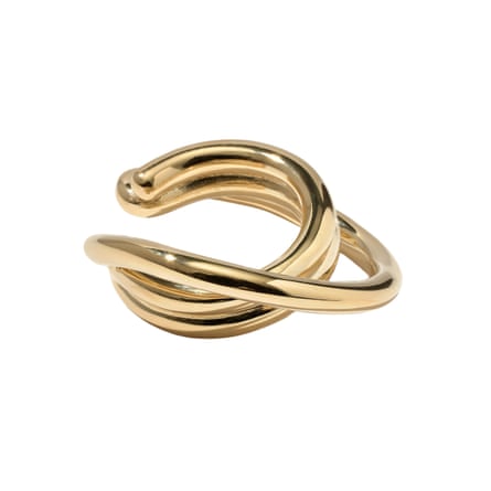 Otiumberg Loom Ear Cuff 14-carat gold Vermeil