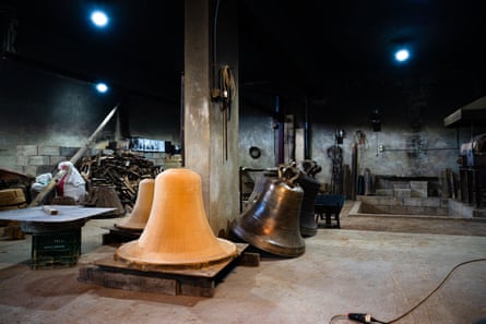 A bell workshop.