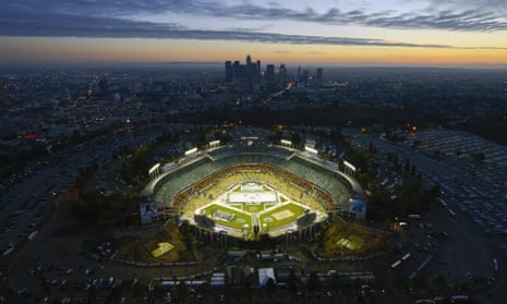 Dodger Stadium in Los Angeles, 2014. 