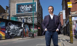 Ed Husain in Brick Lane, London, May 2018.
