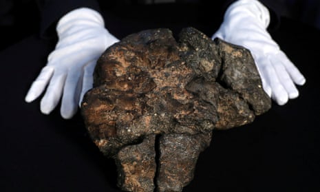 The lunar meteorite known as 'The Moon Puzzle'.