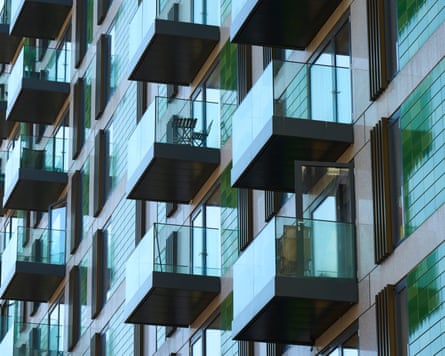 Salford flats with balconies