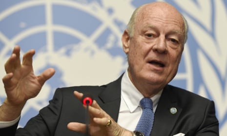 The UN’s special envoy to Syria, Staffan de Mistura.
