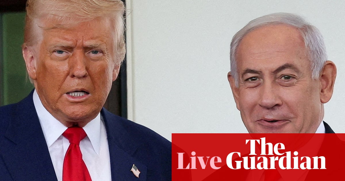 Benjamin Netanyahu arrives at White House to meet Donald Trump amid indirect ceasefire talks – US politics live | Trump administration Benjamin Netanyahu arrives at White House to meet Donald Trump amid indirect ceasefire talks – US politics live | Trump administration