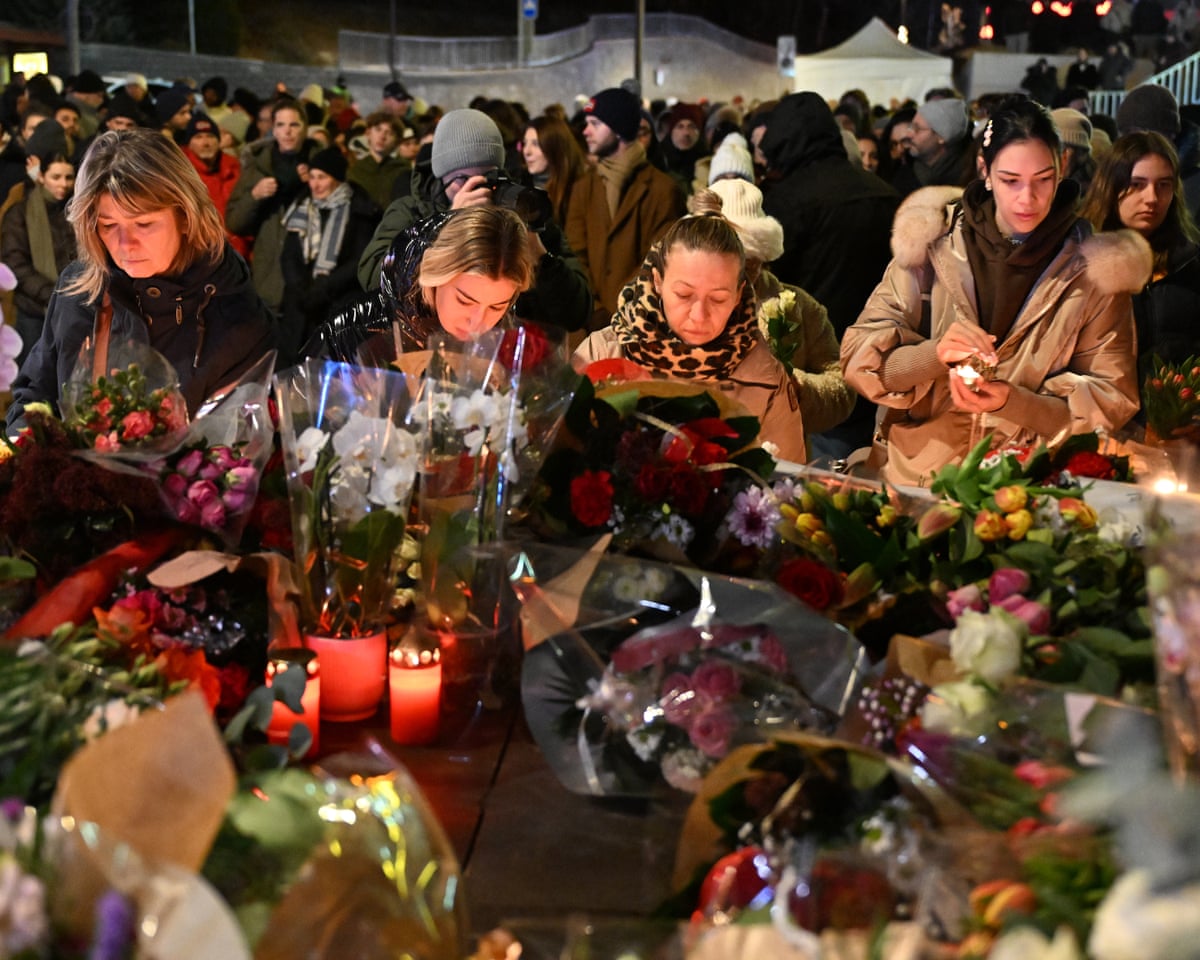Mourners gather to pay tribute to Crans-Montana resort fire ...