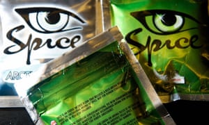 Spice on sale as a ‘legal high’ in London before it was banned.