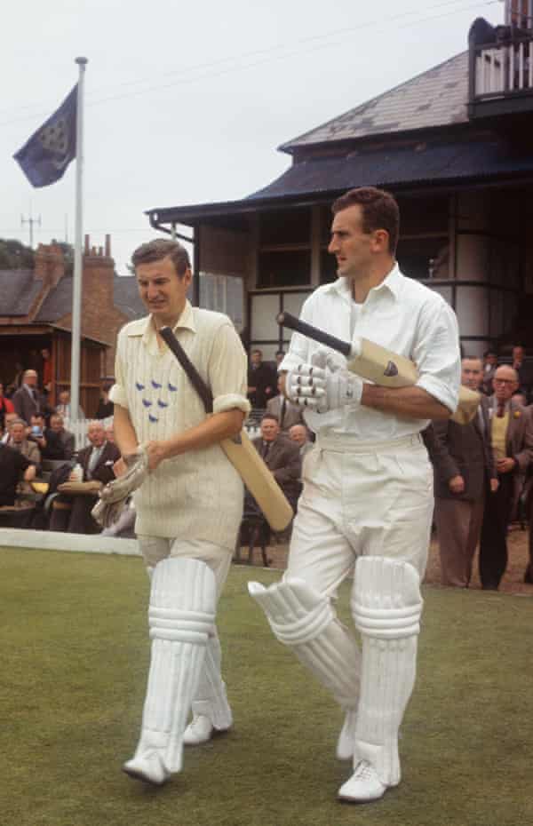 Jim Parks obituary | England cricket team 3 Parks with Ted Dexter.
