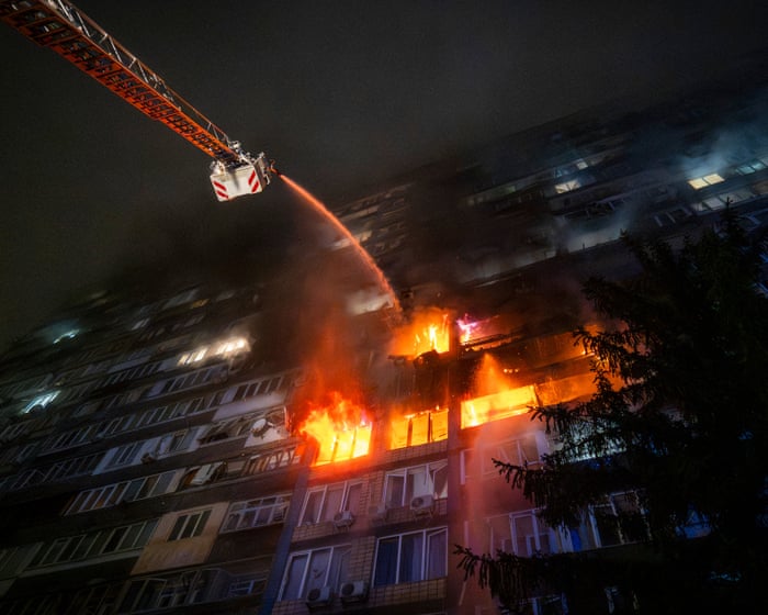 Power returns after Kyiv plunged into darkness by ‘massive’ Russian attack on Ukraine energy sector – as it happened