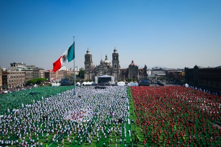 Mexico City’s record football coaching session