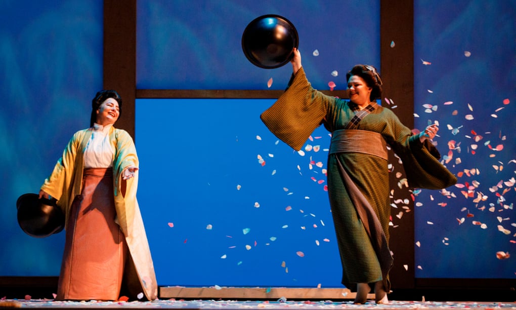 ‘Consulting with Japanese experts in movement, costume and makeup, we have made discreet changes in the name of greater authenticity.’ Kseniia Nikolaieva as Suzuki and Lianna Haroutounian as Cio-Cio San in the Royal Opera House’s 2022 revival of Madama Butterfly.