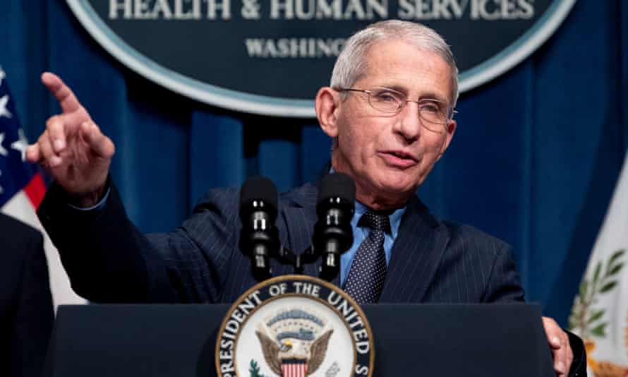 Infectious disease expert Dr Anthony Fauci warns the US is not yet out of its first wave of coronavirus cases.