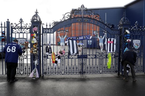 Cyrille Regis tributes at West Bromwich Albion.