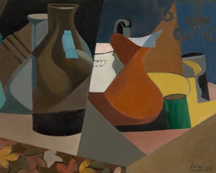 Detail from Stilleven (Still Life), 1917, by Marthe Donas