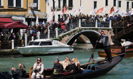 ‘Recipe for disaster’: Venice entry fee sparks confusion and protest on day one