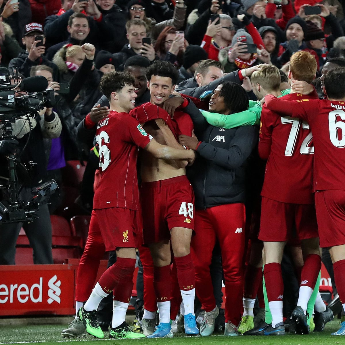 Liverpool 5 5 Arsenal 5 4 Pens Carabao Cup Fourth Round As It Happened Football The Guardian