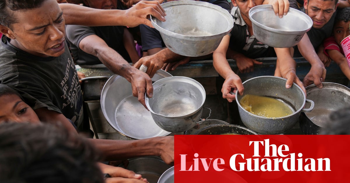 Israel says it will allow ‘basic’ amounts of food into Gaza after 10-week blockade – Israel-Gaza war live