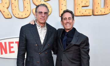 "Unfrosted" Los Angeles Premiere - Arrivals<br>Michael Richards and Jerry Seinfeld at the Los Angeles premiere of "Unfrosted" held at The Egyptian Theatre Hollywood on April 30, 2024 in Los Angeles, California. (Photo by Alberto Rodriguez/Variety via Getty Images)