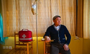 Ger district resident Uuganbaatar receives high blood pressure treatment
