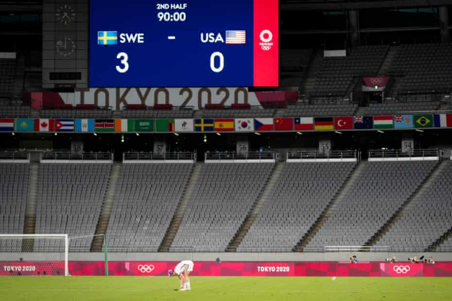 Megan Rapinoe, earlier.