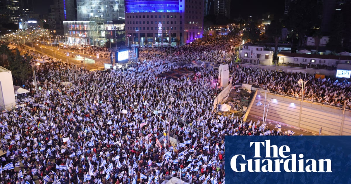 Thousands rally in Tel Aviv against Benjamin Netanyahu’s judicial overhaul