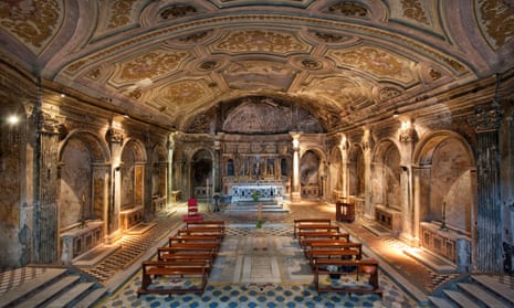 Entrance of Catacombe di San Gaudioso in the church of Santa Maria della Sanita.