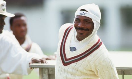 Smiling assassin: Gordon Greenidge was a towering figure at the top of the batting order in the greatest of all West Indies sides but he left his best until last in the Barbados Test of Australia’s 1991 Caribbean tour.