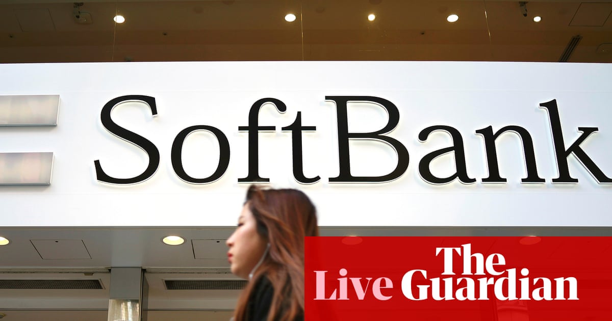 SoftBank shares dive after Nvidia sale puts AI valuations in spotlight – business live