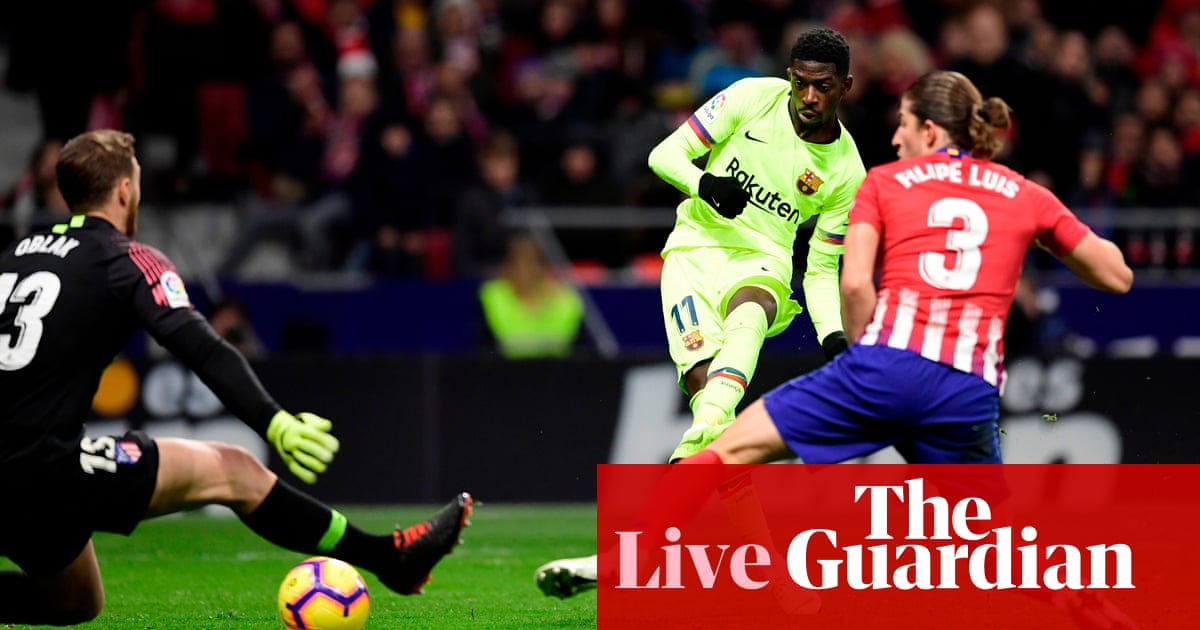 Atletico Madrid 1 1 Barcelona As It Happened Football The Guardian