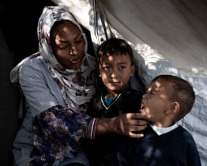 In Afghanistan I was a teacher. I lived with honour. During the night with my three children, we are shaking with fear.