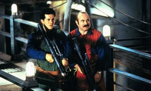 John Leguizamo and Bob Hoskins in Super Mario Bros: The Movie.